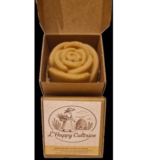 Savon solide au lait de chèvre et au miel - 100g